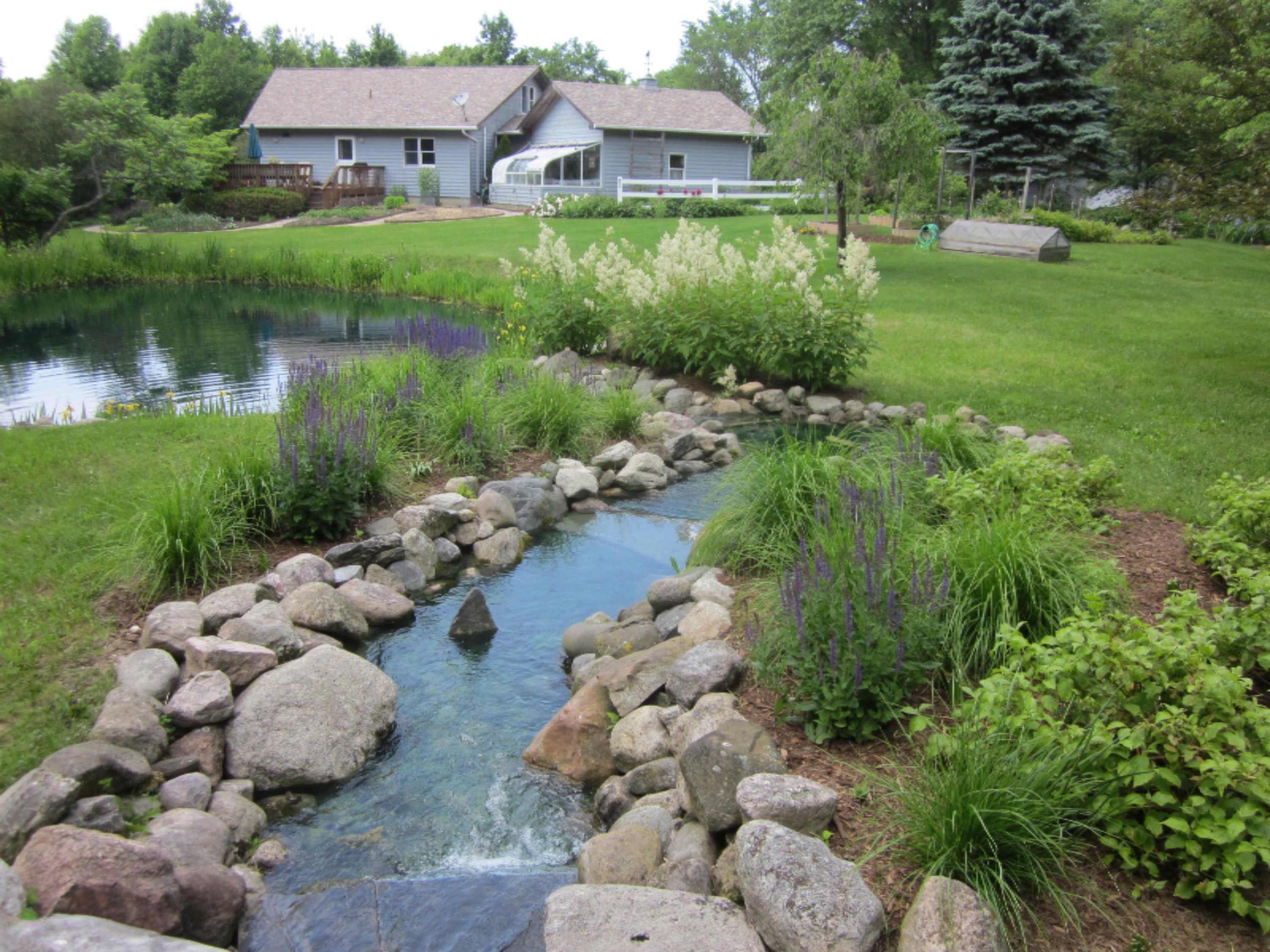 19530 Beaver Dam Road Galien, MI 49113 - Photo 7 of 37 Stream in Early June