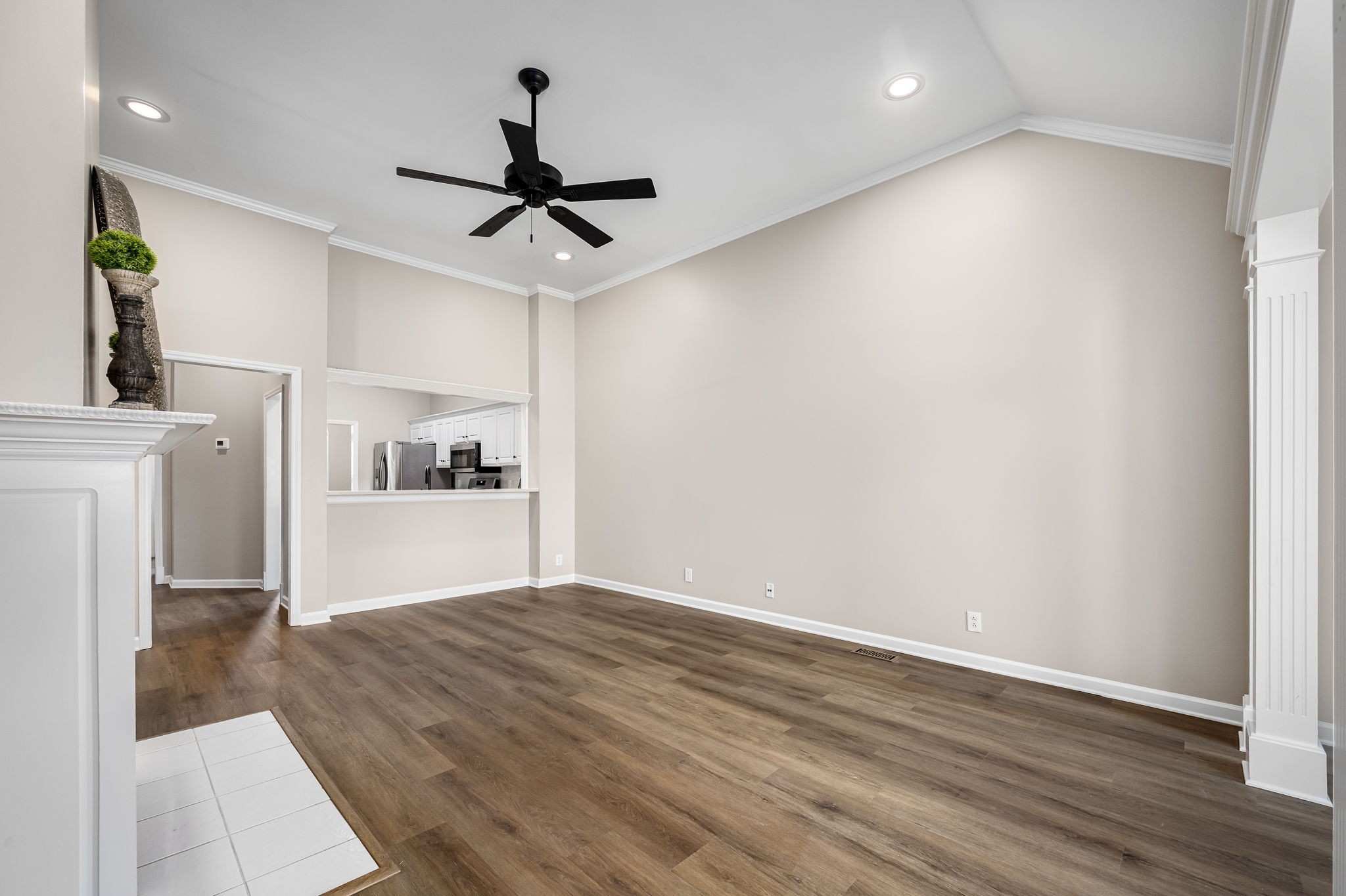339 Calumet Trace Murfreesboro, TN 37127 - Photo 6 of 24 a view of empty room with wooden floor and ceiling fan