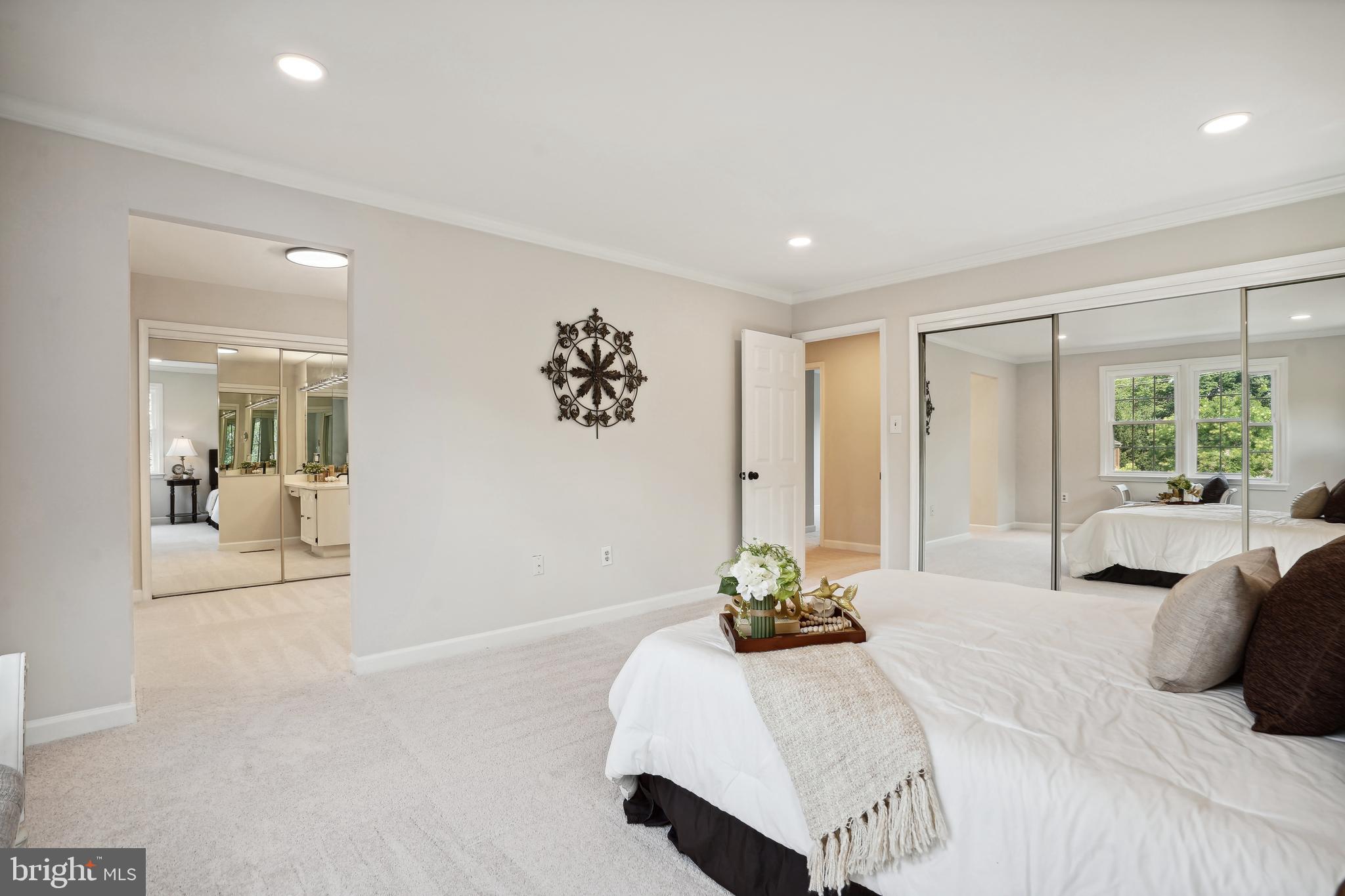 5809 Tudor Lane Rockville, MD 20852 - Photo 12 of 42 Primary Bdrm - new carpet, new recessed lights