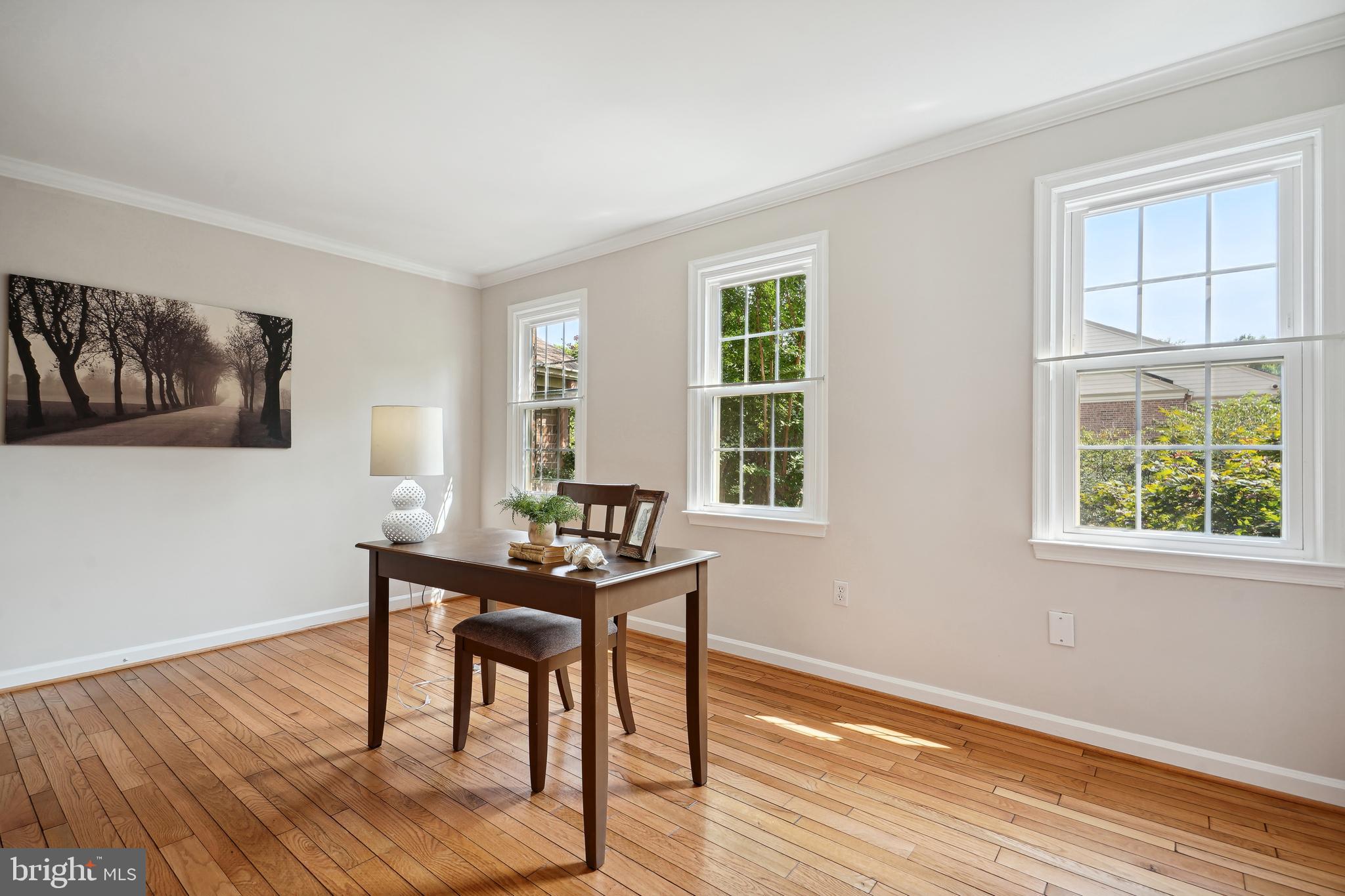 5809 Tudor Lane Rockville, MD 20852 - Photo 23 of 42 4th Bdrm - set up as office, lots of light