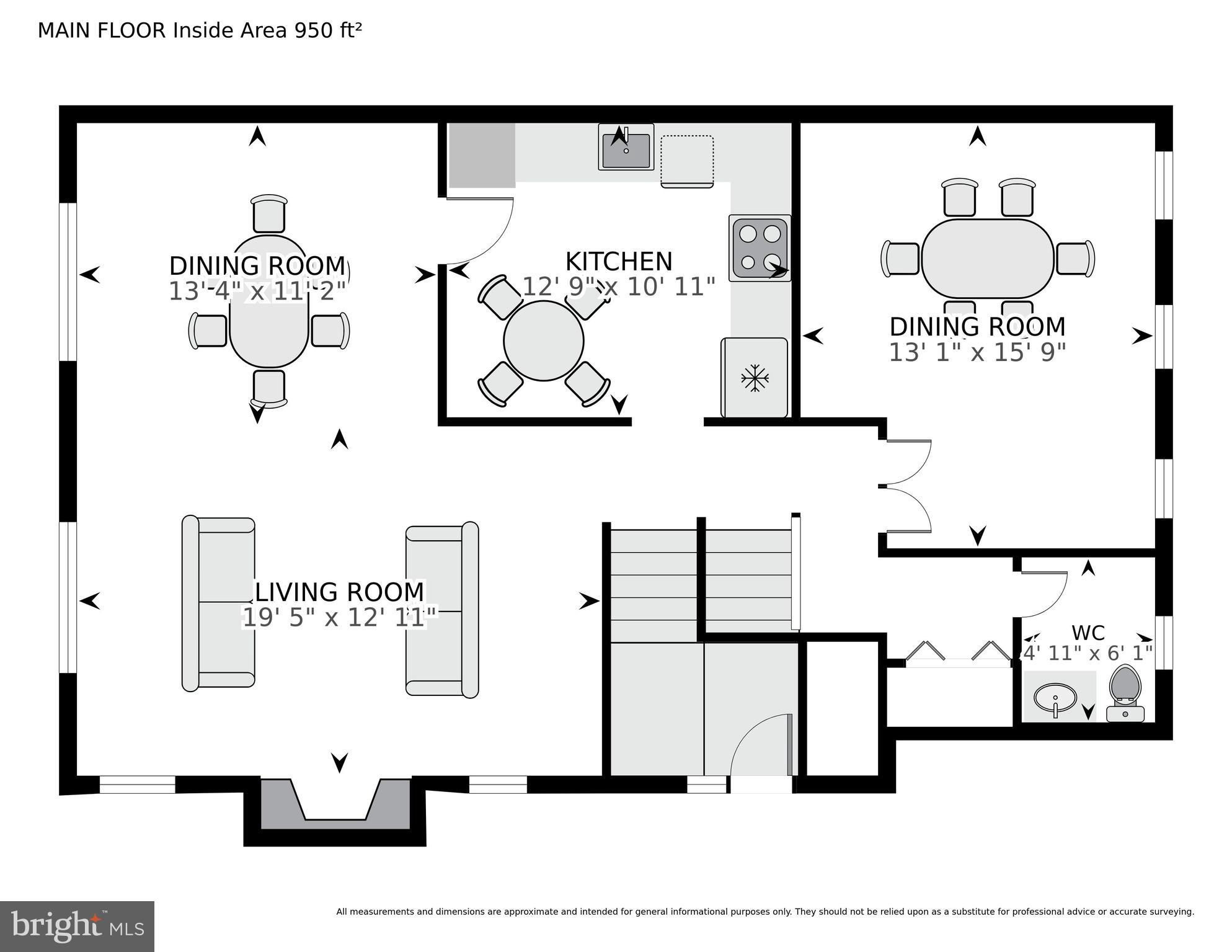 5809 Tudor Lane Rockville, MD 20852 - Photo 36 of 42 Floors Plan | Main Floor