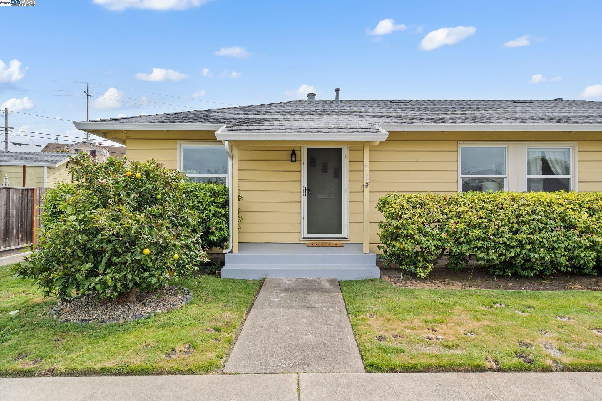 218 Cypress Street Alameda, CA 94501 - Photo 1 of 1 a view of a house with a yard