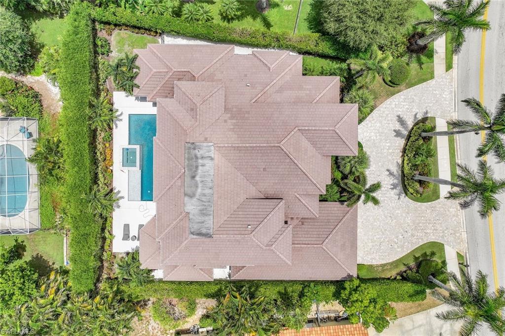 569 Neapolitan Way Naples, FL 34103 - Photo 47 of 50 an aerial view of a house