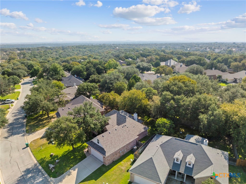 2807 Amber Forest Trail Belton, TX 76513 - Photo 4 of 40 an aerial view of a house with a garden
