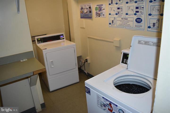 4 South Van Dorn Street, Unit 503 Alexandria, VA 22304 - Photo 15 of 21 a utility room with dryer and washer