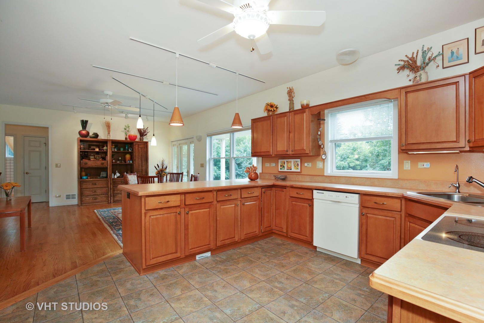 35W698 Ridge Road Dundee, IL 60102 - Photo 4 of 12 a kitchen with stainless steel appliances granite countertop a sink counter space cabinets and a window