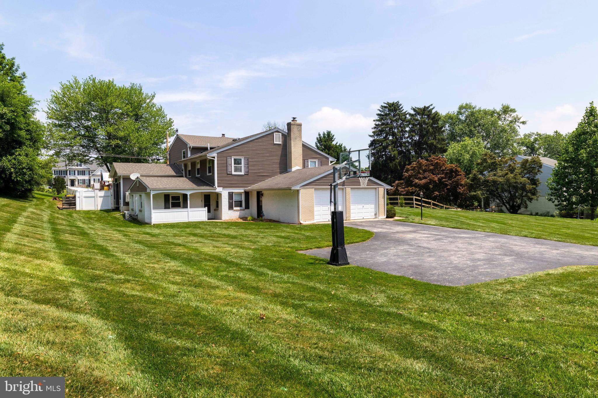 943 East Township Line Road Blue Bell, PA 19422 - Photo 52 of 61 wide driveway with parking for 7