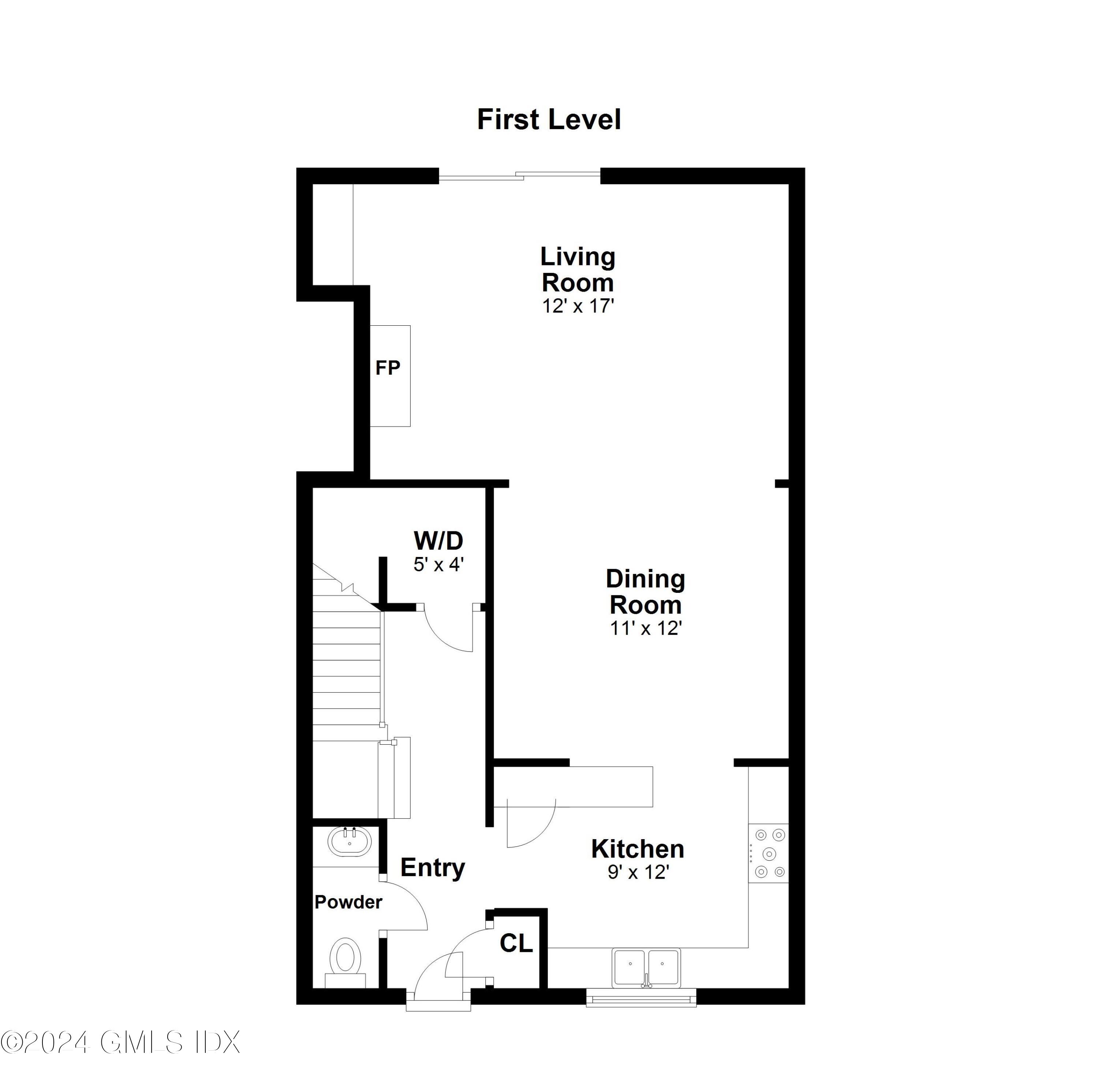 53 Bible Street, Unit 4 Cos Cob, CT 06807 - Photo 22 of 28 a picture of a floor plan