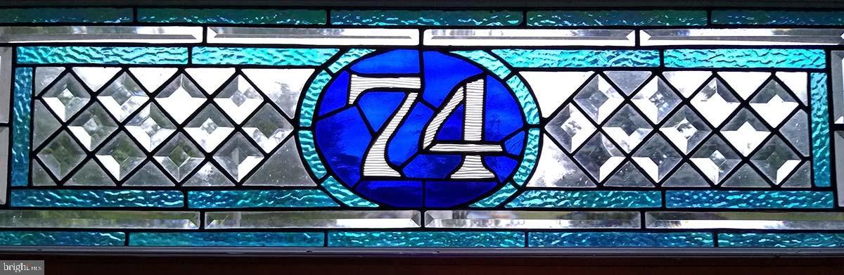 74 Mountainview Road Ewing, NJ 08628 - Photo 3 of 39 Custom stain glass front door transom