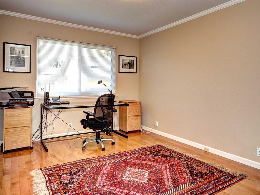659 Marsh Road Menlo Park, CA 94025 - Photo 10 of 16 a view of workspace with wooden floor and a window