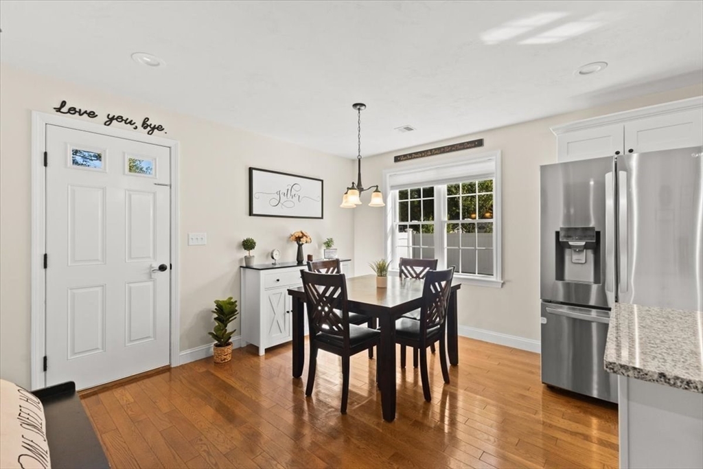25 Upton Street Hanson, MA 02341 - Photo 4 of 30 a view of a dining room with furniture and window