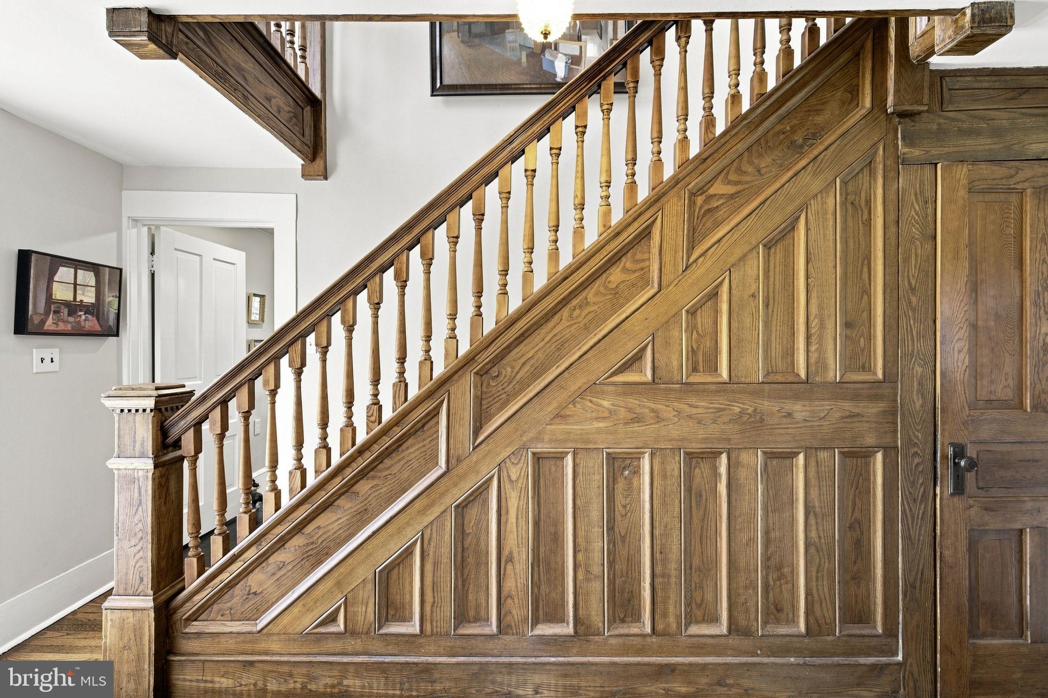65 Dennis Road Castleton, VA 22716 - Photo 11 of 83 Original Restored Staircase