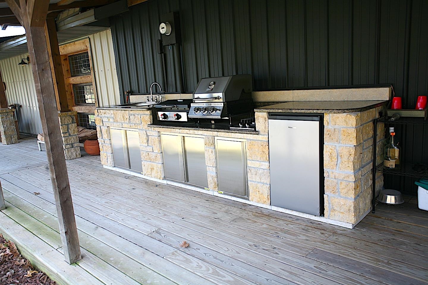 4757 North Hammer Road Scales Mound, IL 61075 - Photo 68 of 95 a kitchen with stainless steel appliances a refrigerator and a sink