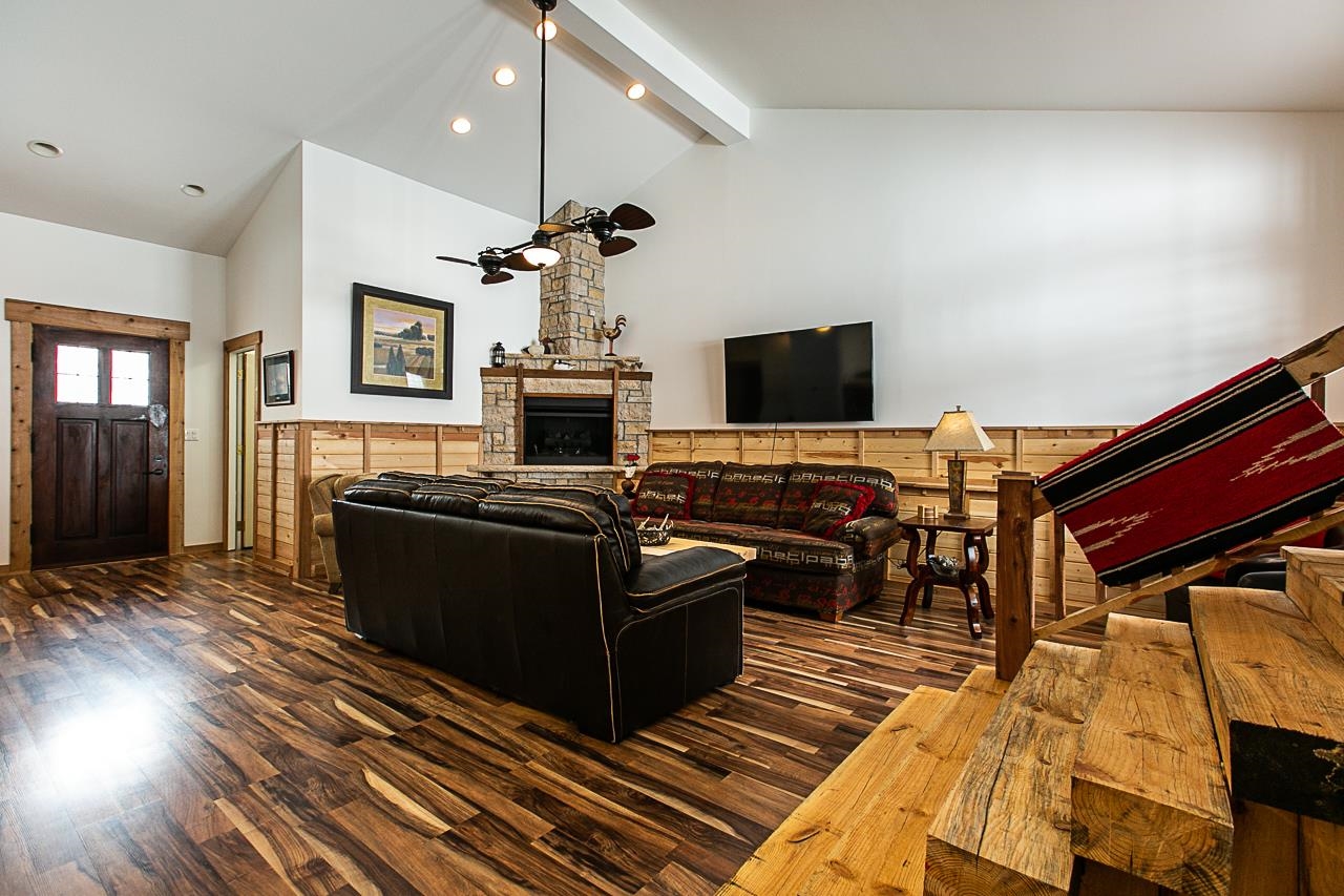 4757 North Hammer Road Scales Mound, IL 61075 - Photo 80 of 95 a living room with furniture and a fireplace