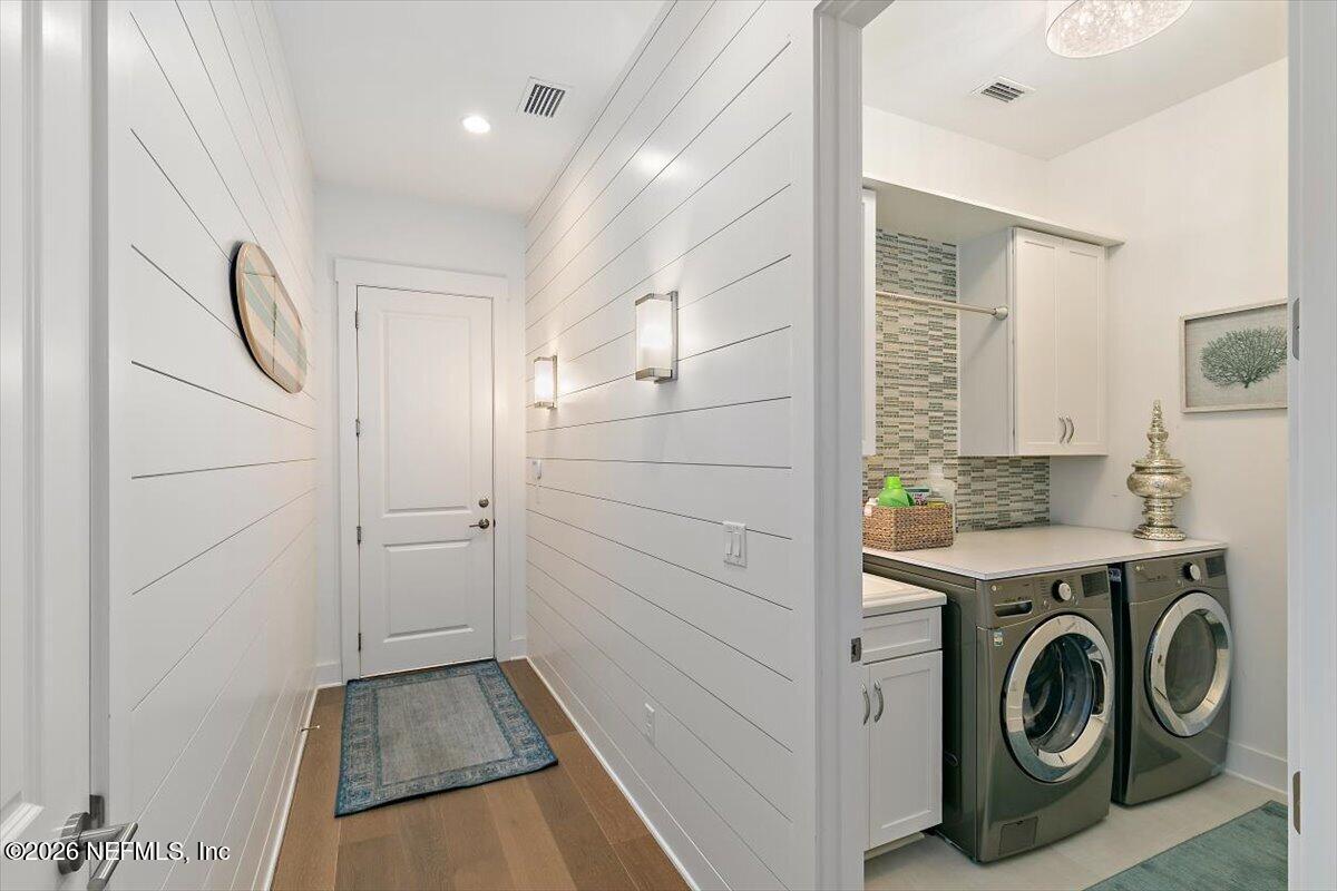 556 Timber Bridge Lane Atlantic Beach, FL 32233 - Photo 35 of 71 a view of a storage & utility room with washer and dryer
