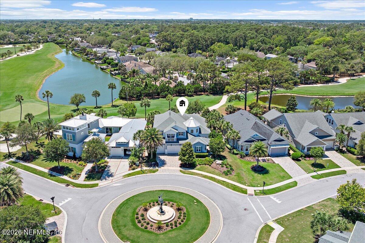 556 Timber Bridge Lane Atlantic Beach, FL 32233 - Photo 59 of 71 an aerial view of house swimming pool and outdoor space
