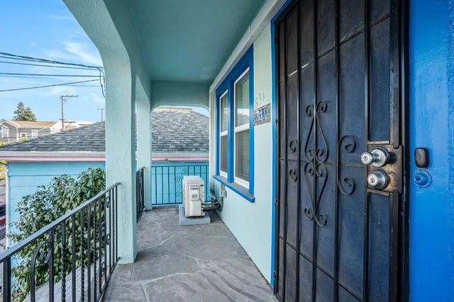a view of a house with a porch