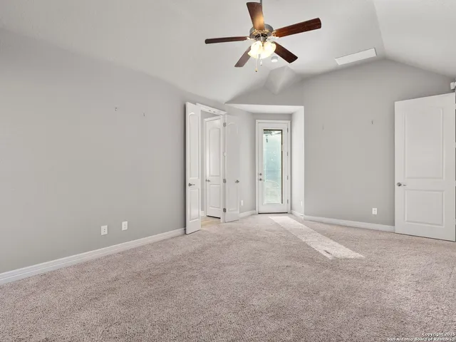 a view of an empty room