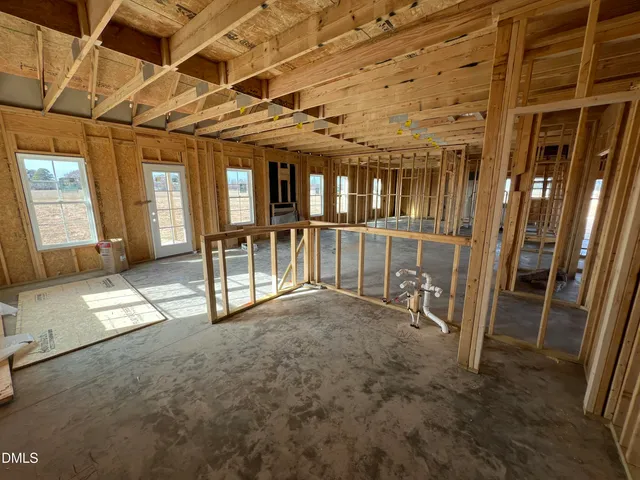 a view of porch with yard