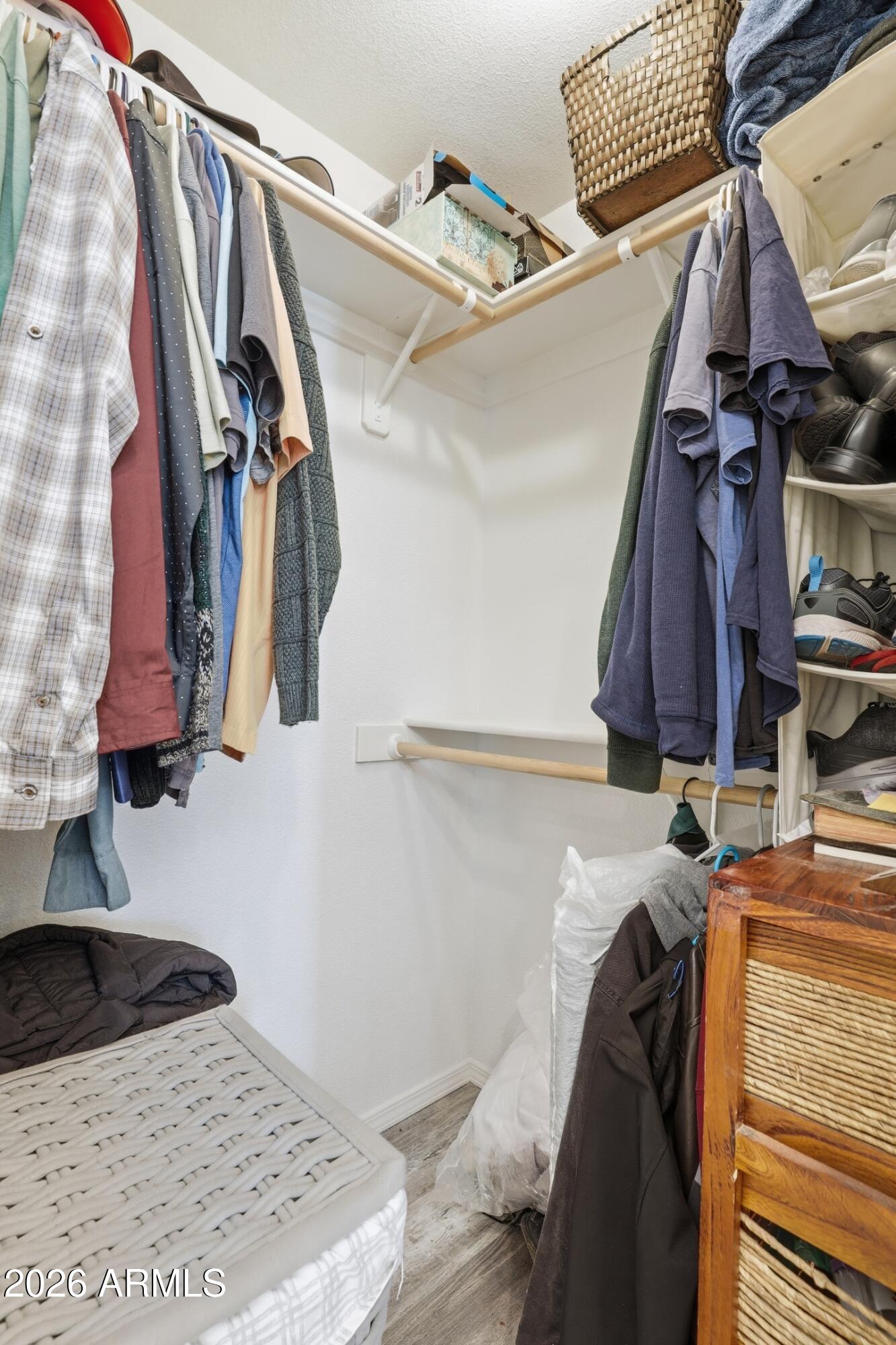 913 Landmark Trail Payson, AZ 85541 - Photo 18 of 47 a view of walk in closet with clothes and shoes