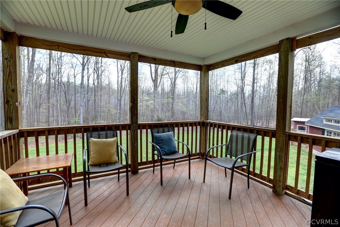 4947 Shannon Road Kents Store, VA 23084 - Photo 20 of 24 a view of a city from a balcony