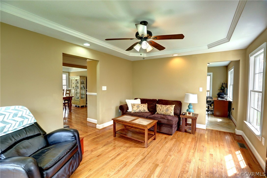 4947 Shannon Road Kents Store, VA 23084 - Photo 5 of 24 a living room with furniture and a wooden floor