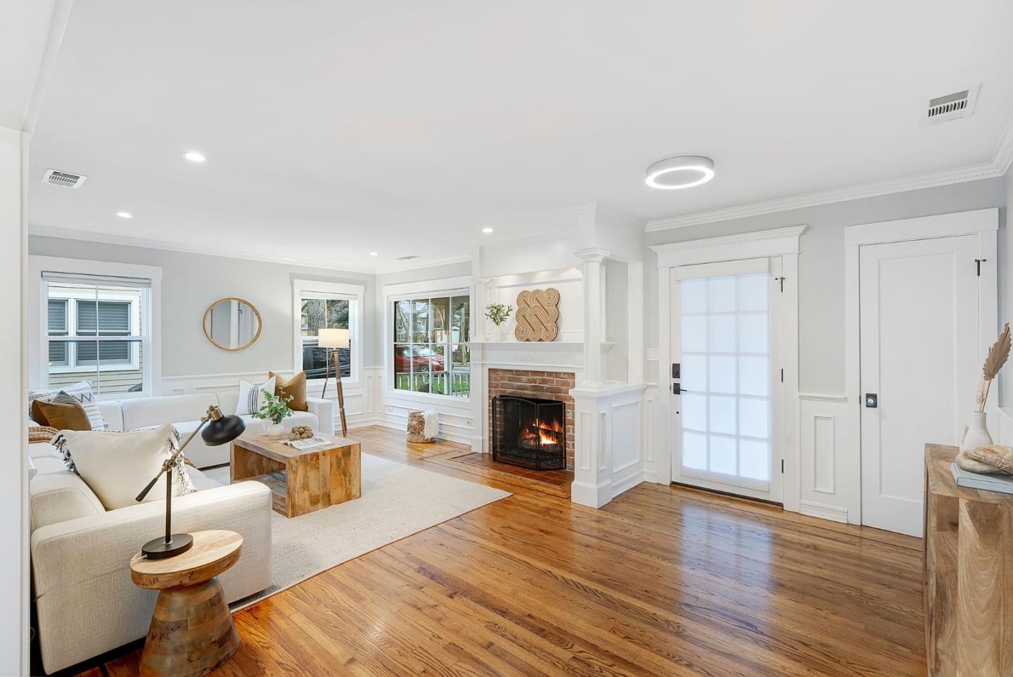 971 Pine Avenue San Jose, CA 95125 - Photo 6 of 36 a living room with furniture fireplace and wooden floor