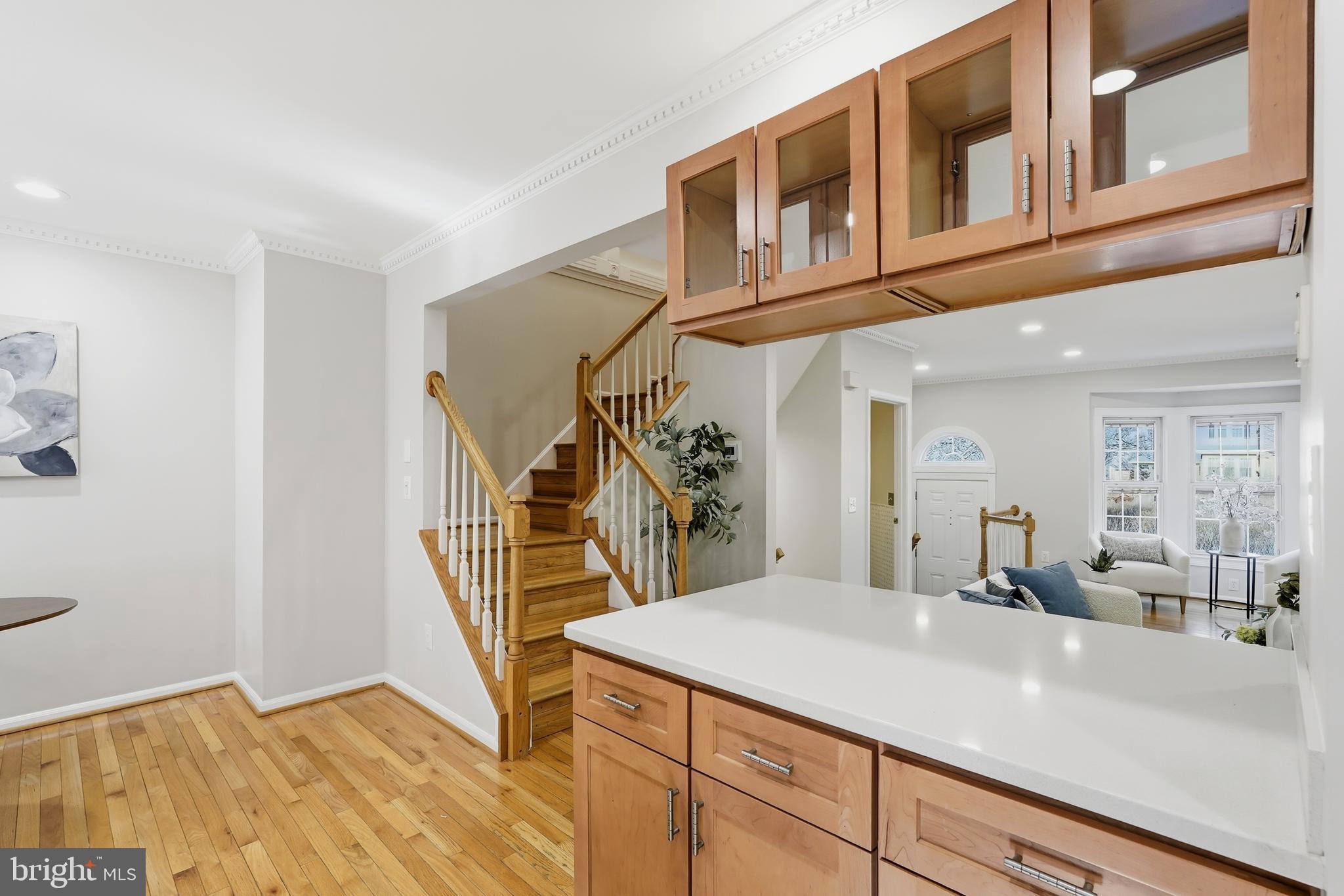 1472 Park Garden Lane Reston, VA 20194 - Photo 18 of 64 a view of a kitchen with furniture and staircase