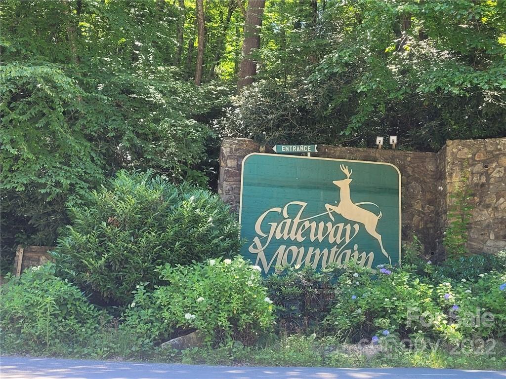 a sign on the side of a road