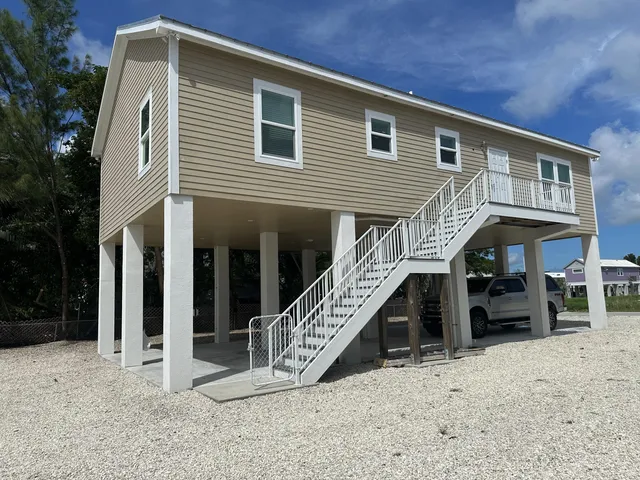 a front view of a house with entryway