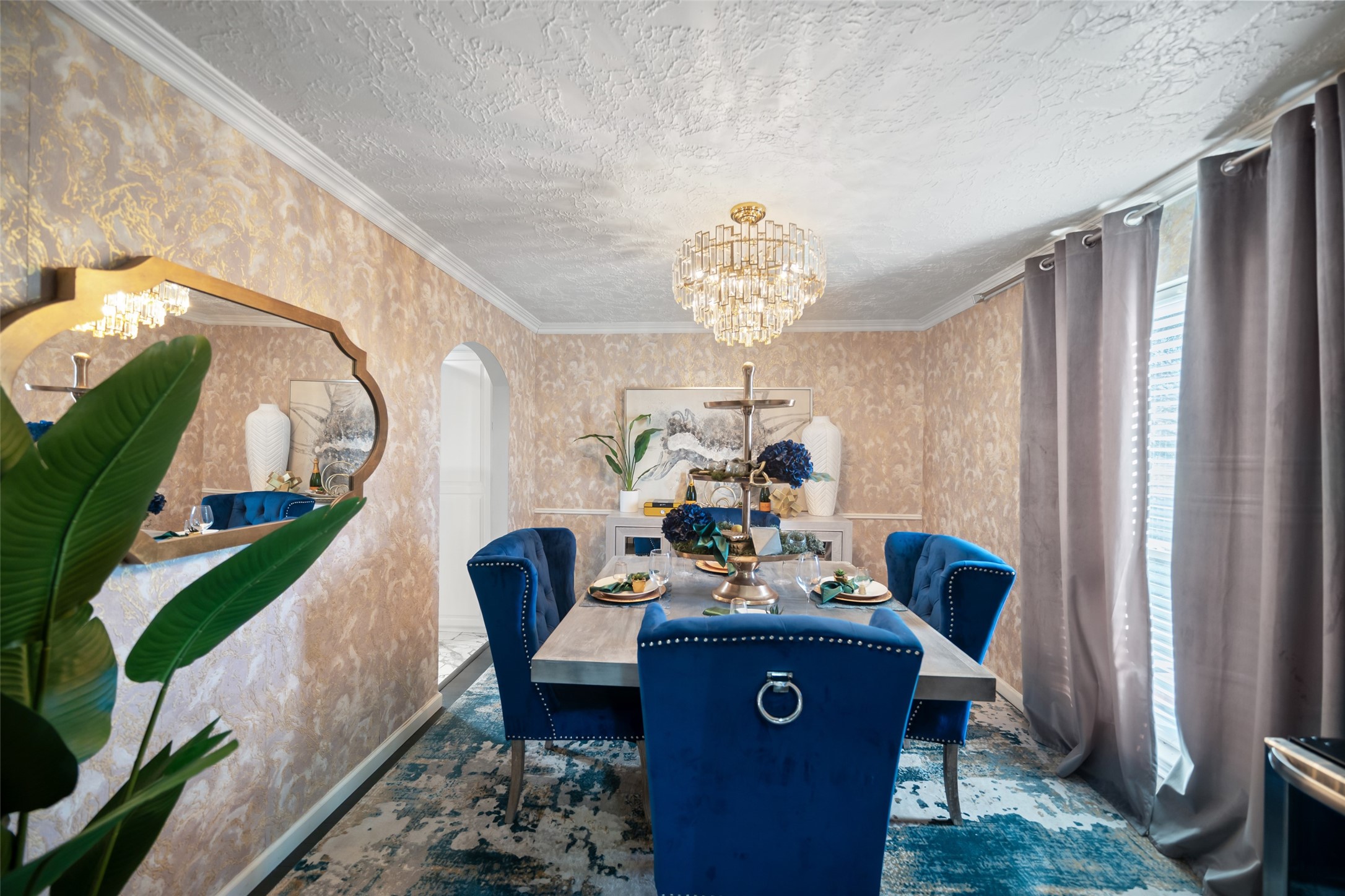 43910 Highway 290 Business Prairie View, TX 77484 - Photo 12 of 45 a view of living room with furniture and a chandelier