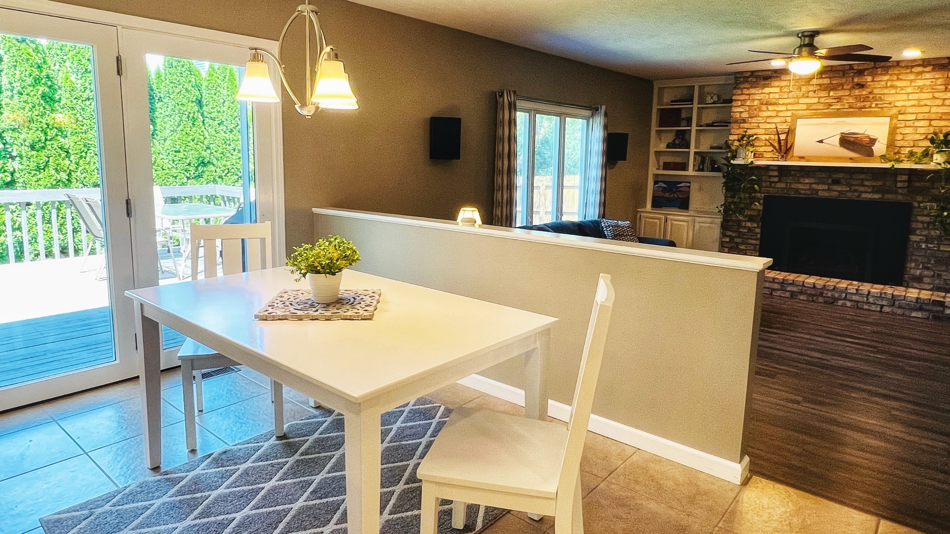 4 Downing Circle Bloomington, IL 61704 - Photo 18 of 69 a view of a dining room with furniture window and wooden floor