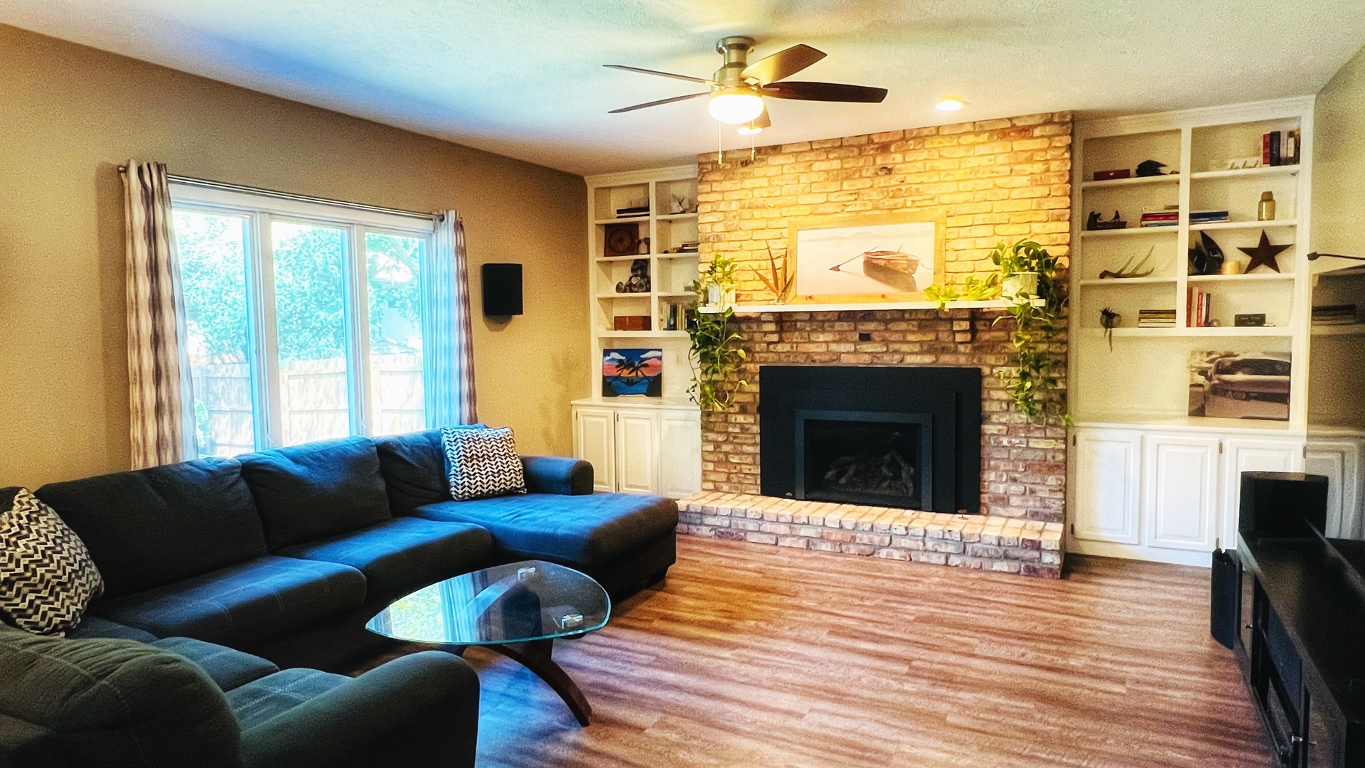 4 Downing Circle Bloomington, IL 61704 - Photo 20 of 69 a living room with furniture and a fireplace