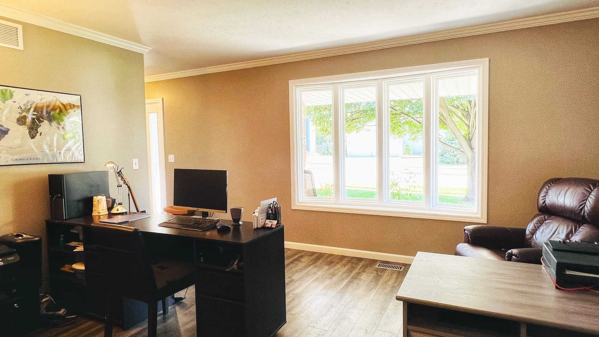 4 Downing Circle Bloomington, IL 61704 - Photo 29 of 69 a view of a workspace with furniture and a window