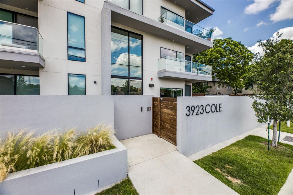 3923 Cole Avenue, Unit 101 Dallas, TX 75204 - Photo 1 of 1 a sign that is on the side of a building