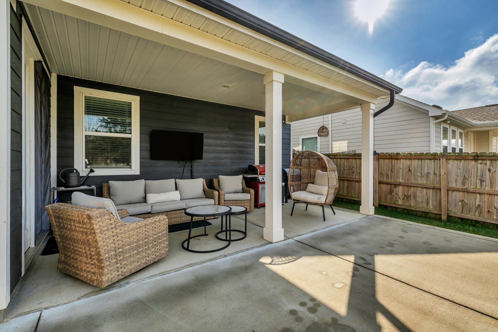 3523 Anthony Avenue Murfreesboro, TN 37129 - Photo 34 of 38 a living room with furniture and a flat screen tv