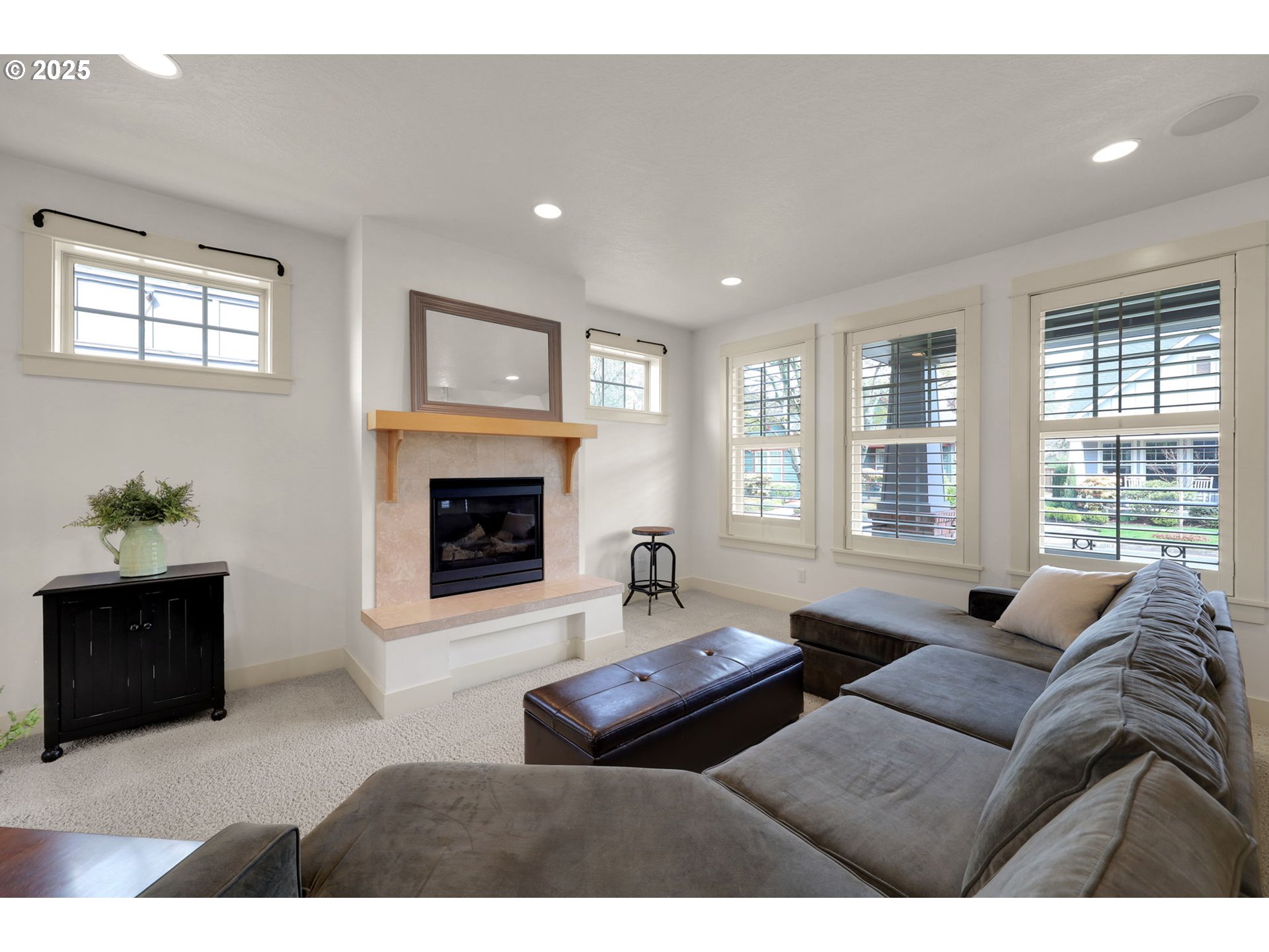 1260 Little John Lane Eugene, OR 97401 - Photo 6 of 44 a living room with furniture and a fireplace