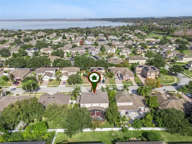 an aerial view of a city with lots of residential buildings