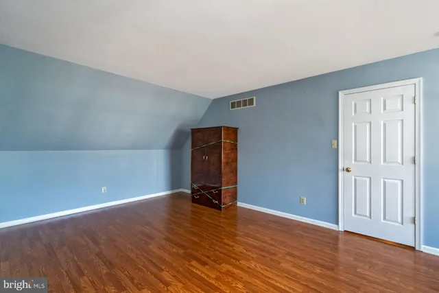 a view of a empty room