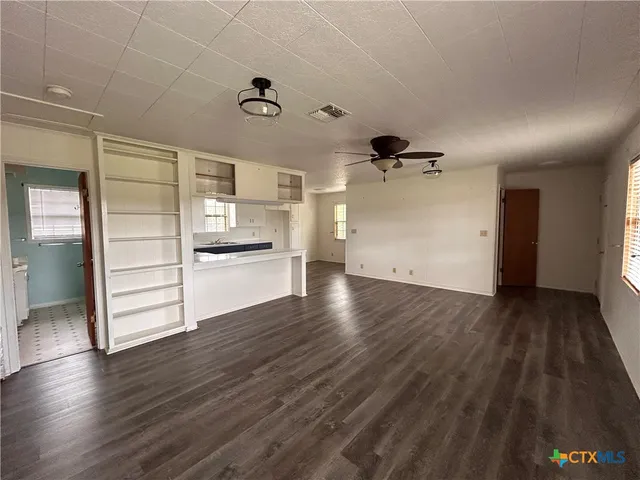 a utility room with a window dryer and washer