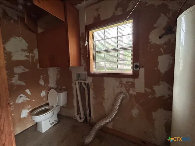 a view of a room with window