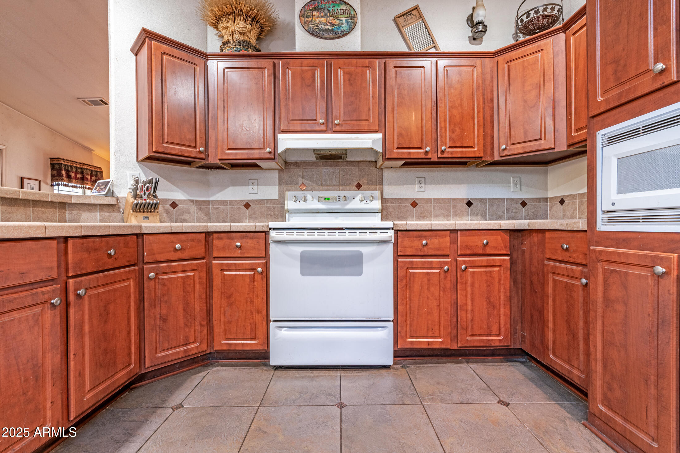 2179 Hackamore Drive Overgaard, AZ 85933 - Photo 6 of 26 a kitchen with stainless steel appliances granite countertop a stove sink and cabinets