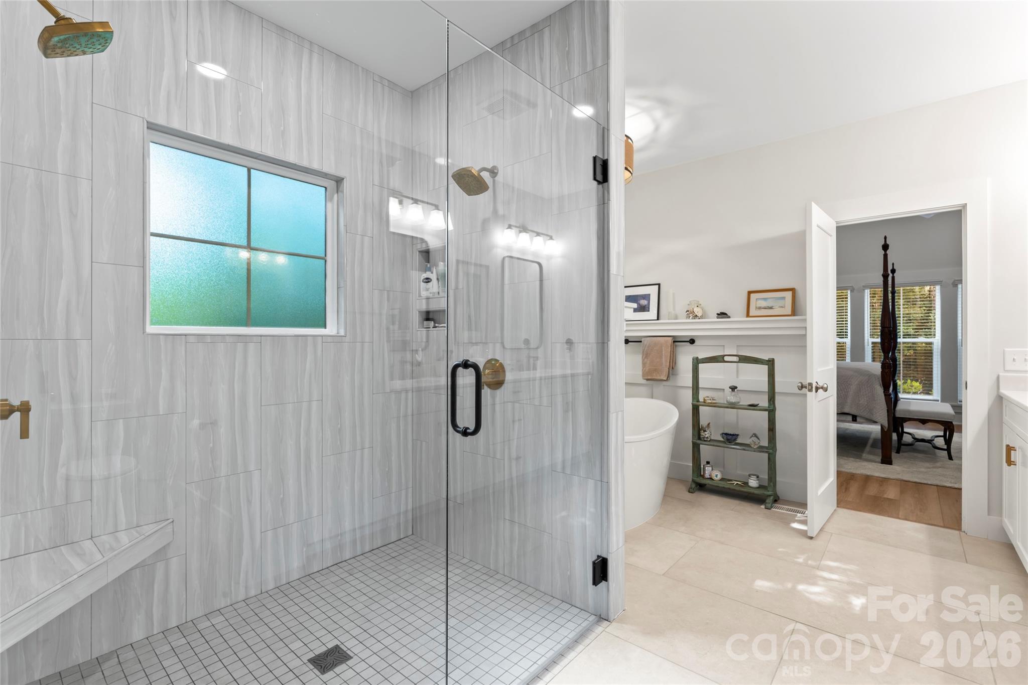 2866 Backwoods Trail Denver, NC 28037 - Photo 22 of 44 a bathroom with a shower and a sink