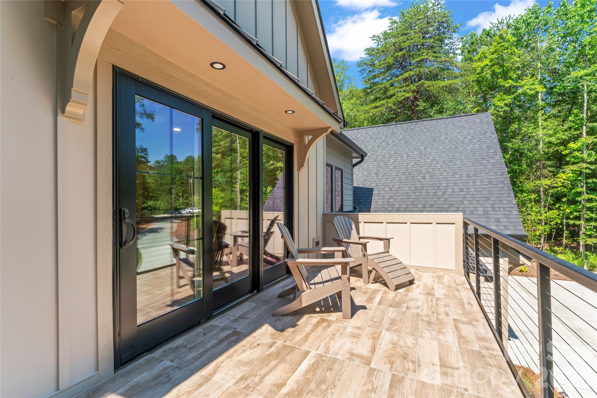 2866 Backwoods Trail Denver, NC 28037 - Photo 26 of 44 a view of balcony with furniture and garden