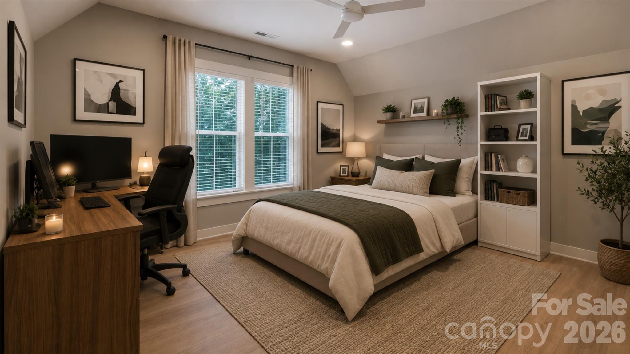 2866 Backwoods Trail Denver, NC 28037 - Photo 32 of 43 a bedroom with a large bed and a window