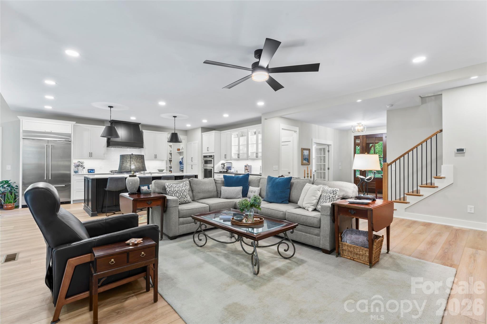 2866 Backwoods Trail Denver, NC 28037 - Photo 9 of 44 a living room with furniture and kitchen view