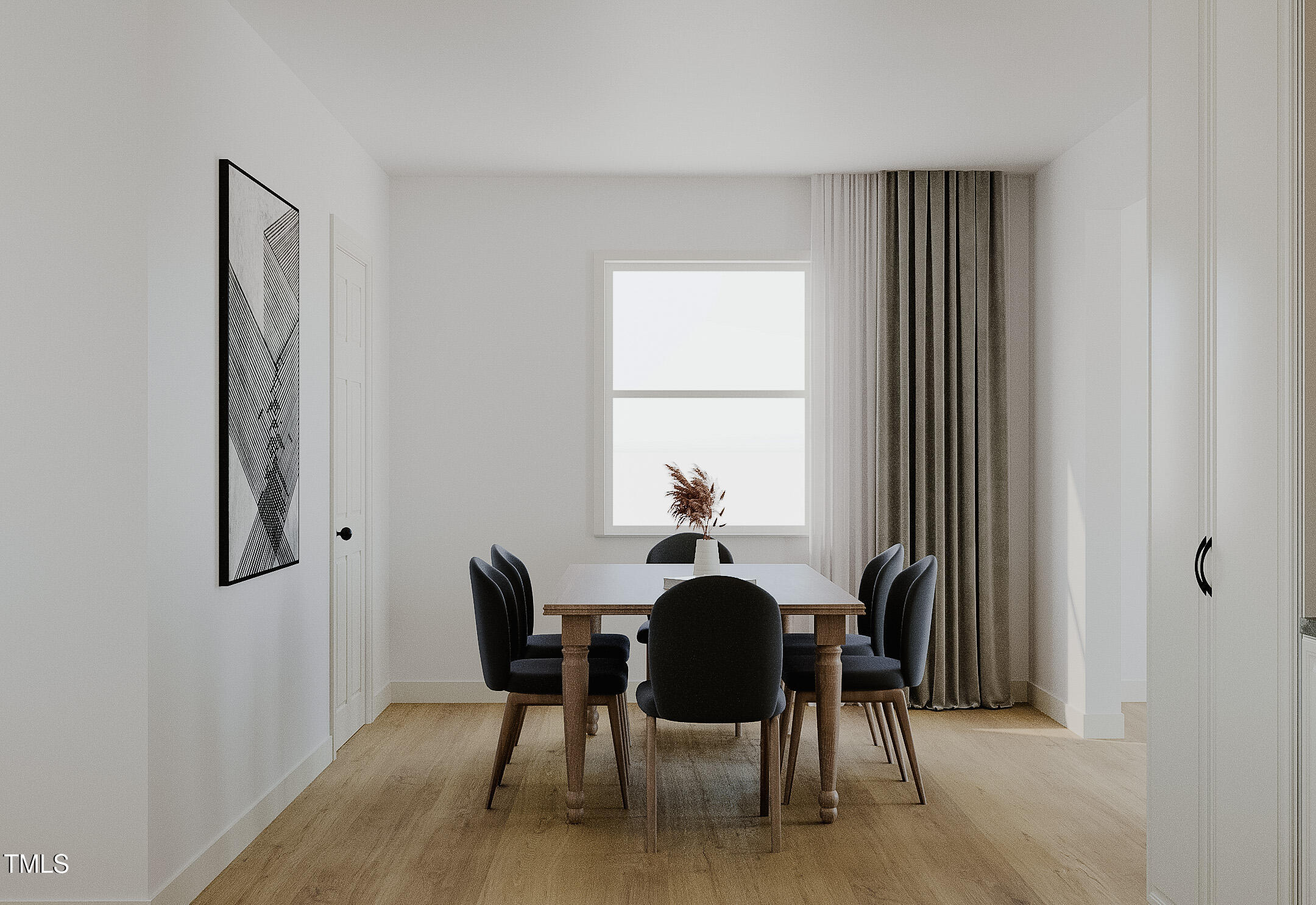 6925 Valley Lake Drive Raleigh, NC 27612 - Photo 31 of 50 a view of a dining room with furniture and a window