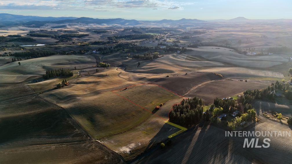 Tbd Boller Road Potlatch, ID 83855 - Photo 4 of 5 Aerial view of property's location featuring a mountain backdrop