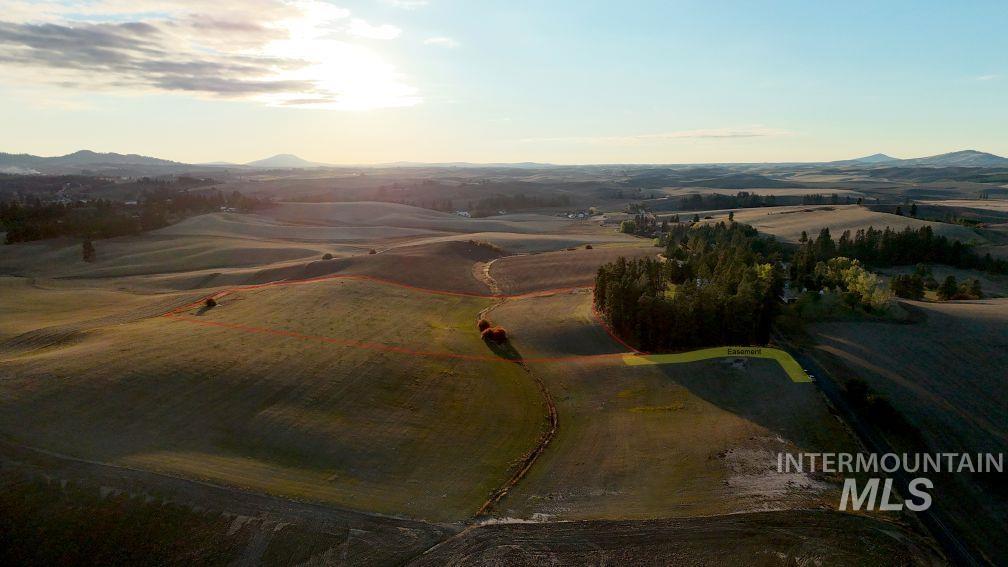 Tbd Boller Road Potlatch, ID 83855 - Photo 5 of 5 Aerial view at dusk of a mountain view and a rural view