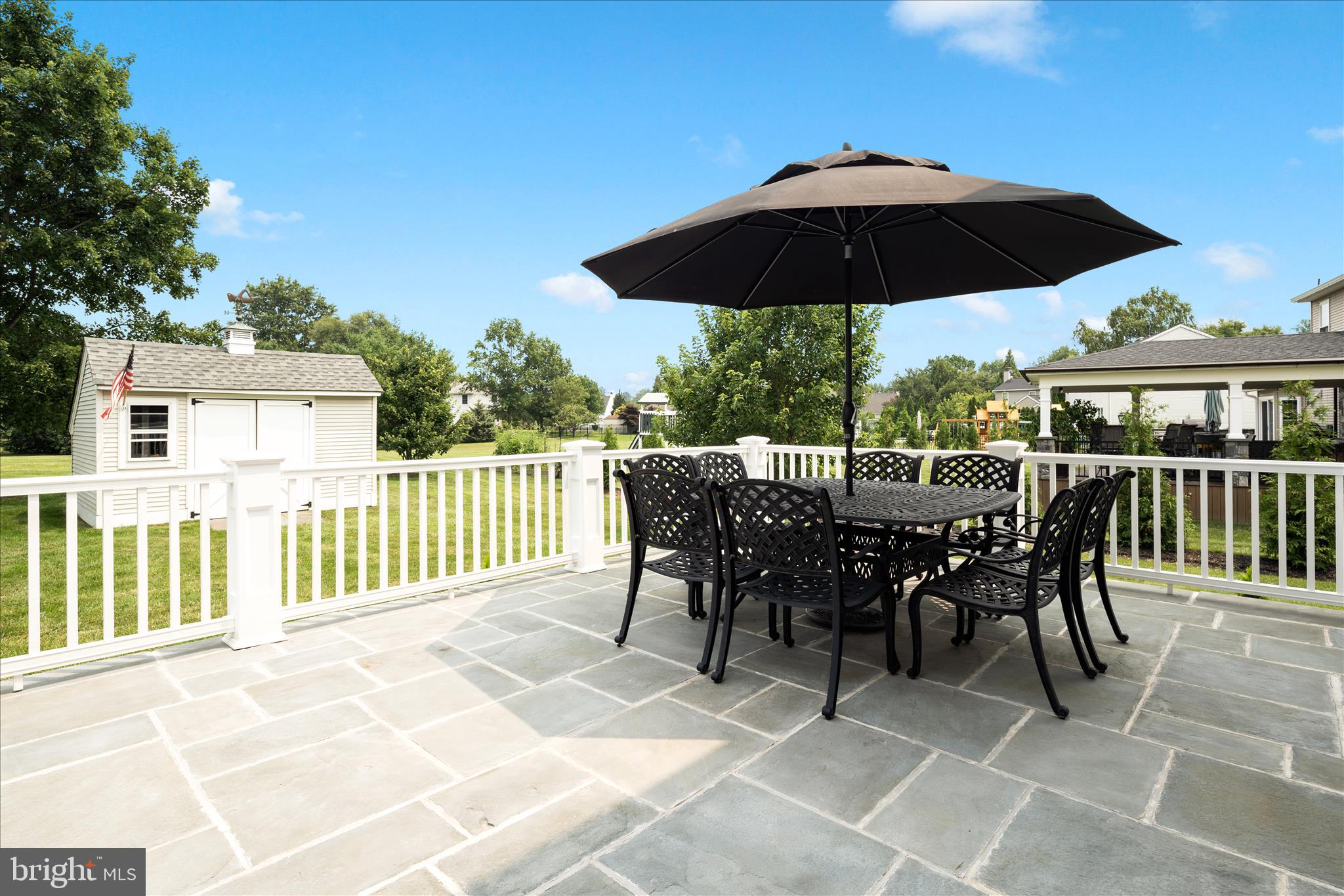 60 Amberfield Road Trenton, NJ 08691 - Photo 26 of 30 Raised Blue Slate Patio